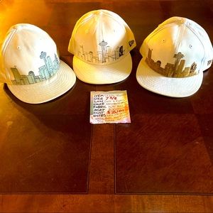White Seattle Skyline Series-7&3/8in (NewEra 59Fifty's)